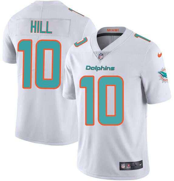 Nike Dolphins Men & Women & Youth 10 Tyreek Hill White Vapor Limited Jersey,We sell and wholesale Nike Dolphins Men & Women & Youth 10 Tyreek Hill White Vapor Limited Jersey on line form chian!